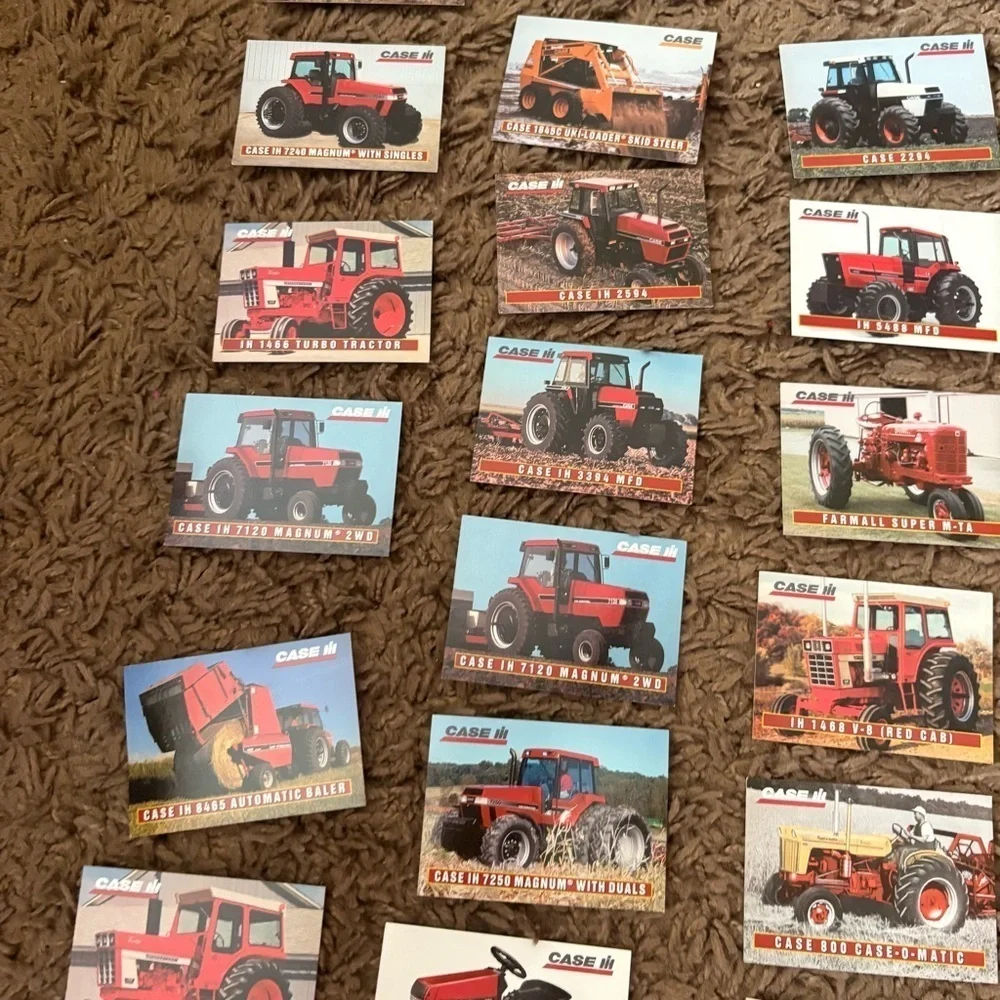 Ertl Harvest Heritage Trading Cards Case Corp Tractor Farming Agriculture